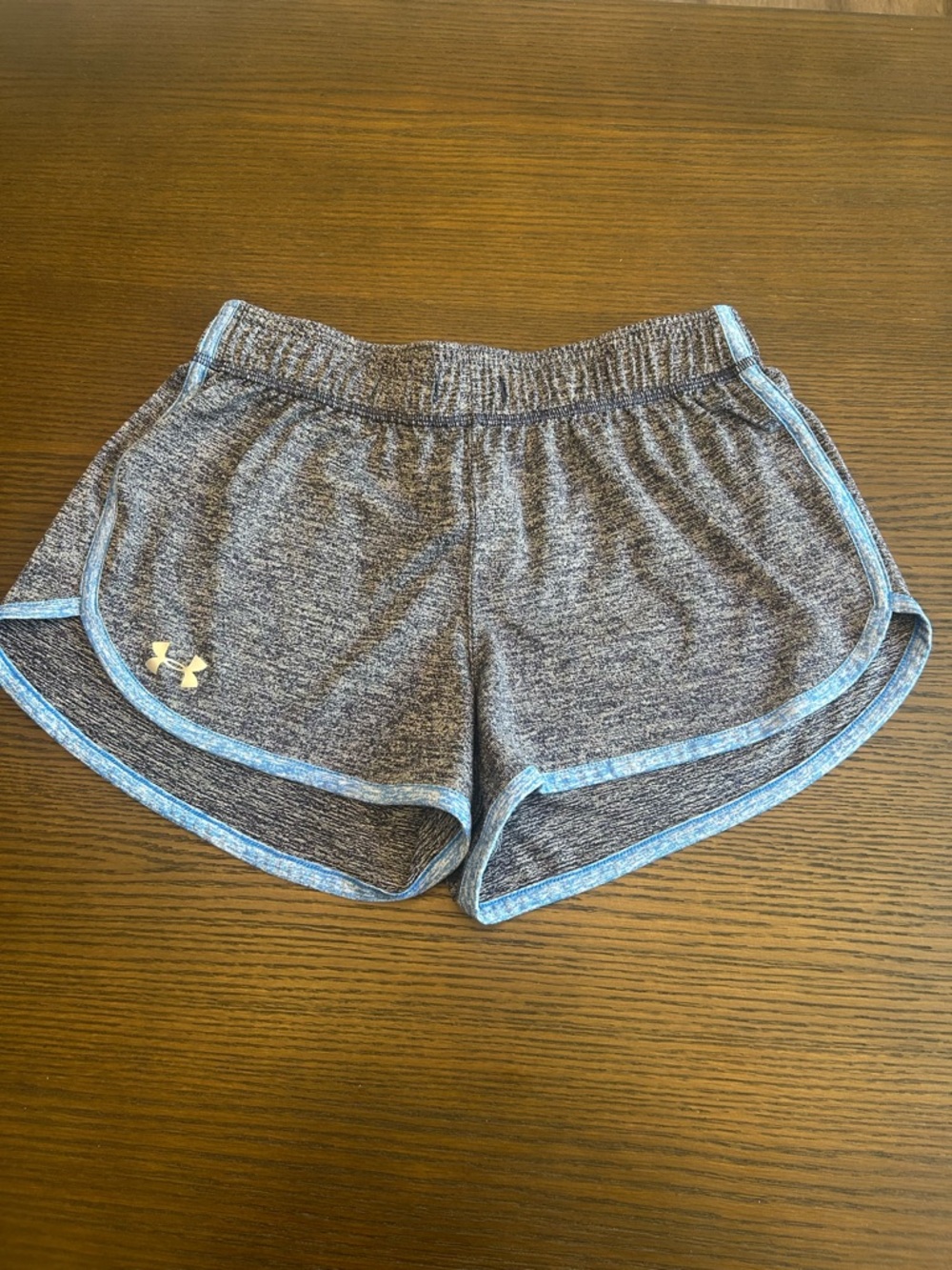 Under Armour Women’s Athletic Shorts – XS – Gray/Blue Trim – Lightweight Running